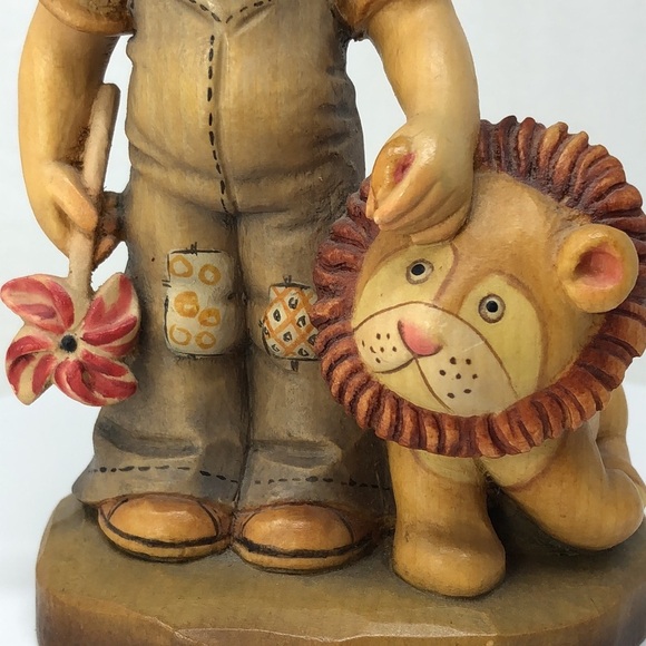 ANRI Tag Along Hand Carved Figurine Made in Italy by Sarah Kay 6.5” 209/4000 - Picture 12 of 14